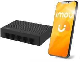 IMOU Switch Imou 5-portowy SF105C plastikowa obudowa 100Mbps