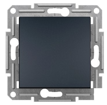 SCHNEIDER Przycisk dzwonek bez ramki Schneider Asfora EPH0800371 antracyt