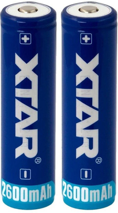 XTAR Akumulator 18650 Li-Ion 3,7V Xtar 2600mAh (1 szt.) z zabezpieczeniem