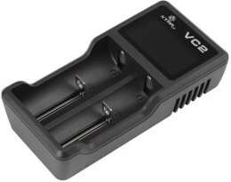 XTAR Ładowarka do akumulatorów cylindrycznych Li-ion / Ni-MH AA / AAA / 18650 Xtar VC2