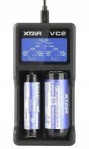 XTAR Ładowarka do akumulatorów cylindrycznych Li-ion / Ni-MH AA / AAA / 18650 Xtar VC2