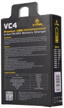 XTAR Ładowarka do akumulatorów cylindrycznych Li-ion / Ni-MH AA / AAA / 18650 Xtar VC4