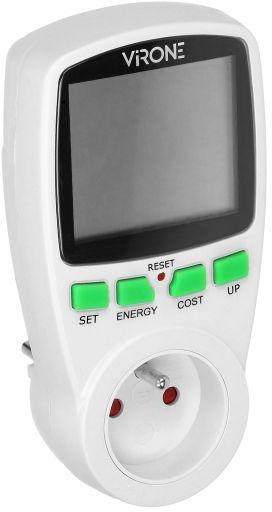 VIRONE Watomierz jednotaryfowy, kalkulator energii VIRONE EM-4