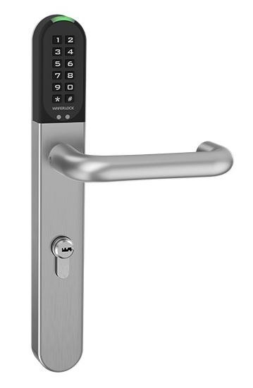 ŁUCZNIK Klamka elektroniczna WFE L701 z klawiaturą 92mm INOX