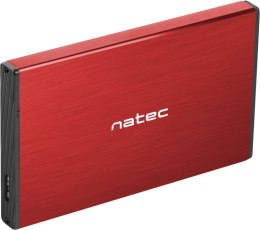 NATEC Zewnętrzna obudowa dysku Natec Rhino Go SATA 2.5cala USB 3.0 Czerwony