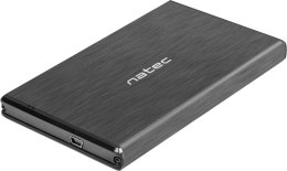 NATEC Zewnętrzna obudowa dysku Natec Rhino SATA 2.5cala USB 2.0 Slim czarny