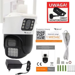 ORLLO Kamera IP Orllo Z19 dual obrotowa zewnętrzna Wi-Fi 2Mpx
