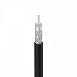 TELEVES KABEL KONCENTRYCZNY Televes T-100 PE Fca KLASA A - 1m czarny