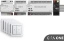 GIRA Zestaw podstawowy GIRA ONE żaluzje i rolety + oświetlenie (6 pomieszczeń)
