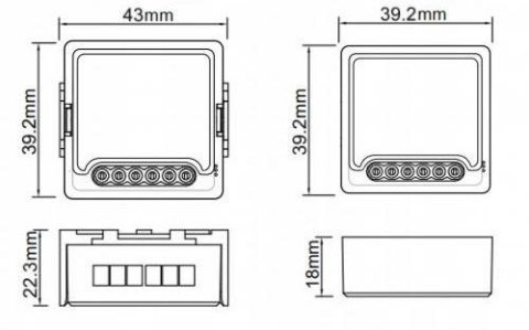 OXT Moduł OXT mini beznapięciowy ZigBee TUYA