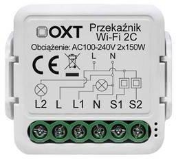 OXT Moduł OXT mini przekaźnik 2 obwody WiFi TUYA