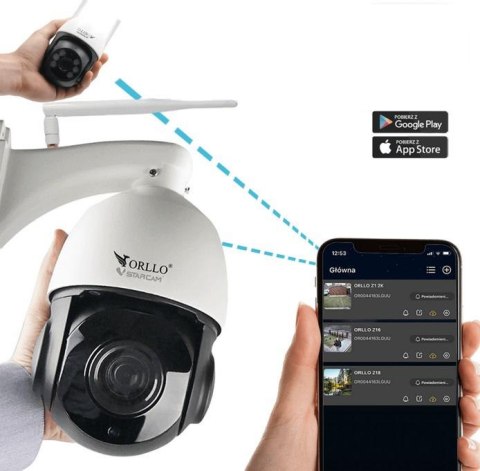 ORLLO Kamera IP ORLLO Z18 obrotowa zewnętrzna SIM 4MP