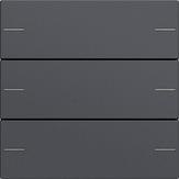 GIRA GIRA zestaw klawiszy 3x TS4 System 55 antracytowy 575328