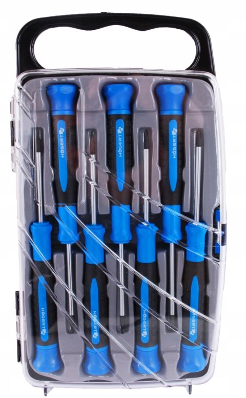 HOEGERT Hoegert HT1S270 Wkrętaki precyzyjne- zestaw 7 sztuk