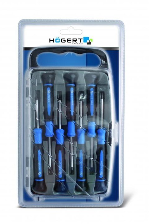 HOEGERT Hoegert HT1S270 Wkrętaki precyzyjne- zestaw 7 sztuk