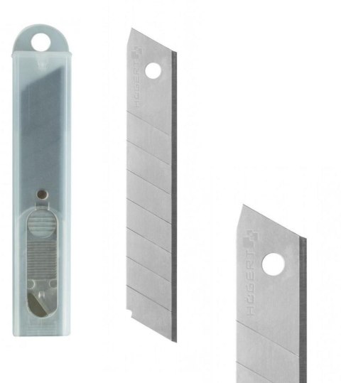 HOEGERT Hoegert HT4C662 Ostrza łamane wymienne 18 mm, stal SK5, 10 sztuk w blistrze