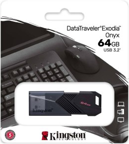 KINGSTON Pendrive Kingston Data Traveler Exodia Onyx 64GB USB3.2 Gen1