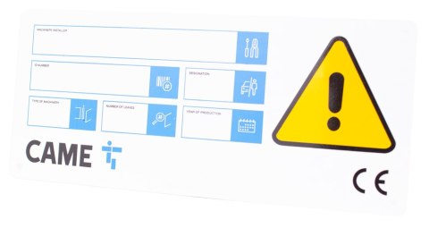 CAME Zestaw CAME BX PLUS SPACE do 400kg bram przesuwnych