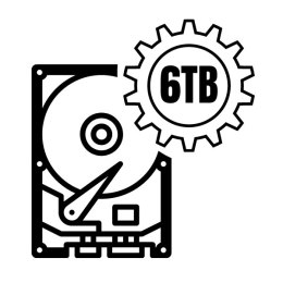ELTROX Dopłata do dysku zestaw monitoringu z 1TB na 6TB (SKU: 39645)