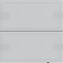 GIRA GIRA czujnik przyciskowy 4 Komfort 2x KNX TS4 antracytowy 5002028