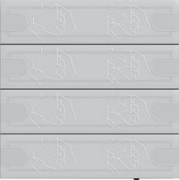 GIRA GIRA czujnik przyciskowy 4 Komfort 4x KNX TS4 antracytowy 5004028