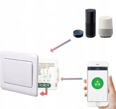 OXT Moduł OXT mini przekaźnik 1 obw. bez N ZigBee TUYA