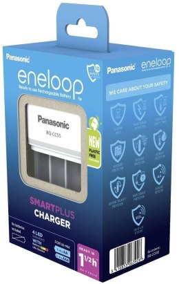 PANASONIC Ładowarka do akumulatorków Ni-MH Panasonic Eneloop BQ-CC55 EKO