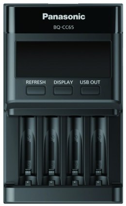PANASONIC Ładowarka do akumulatorków Ni-MH Panasonic Eneloop BQ-CC65 EKO