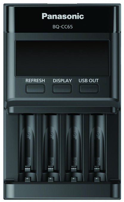 PANASONIC Ładowarka do akumulatorków Ni-MH Panasonic Eneloop BQ-CC65 EKO