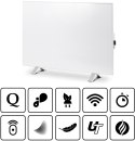 CRONOS HEATERS Panel grzewczy IR CRONOS Synthelith PRO CRP-1200TWP White