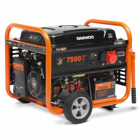 DAEWOO POWER PRODUCTS ZESTAW AGREGAT PRĄDOTWÓRCZY DAEWOO GDA 8500E-3 7.5kW + 2x GENERATOR OIL SAE 10W-30 DWO 600