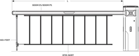 BFT Szlaban BFT GIOTTO BT B ULTRA36 z ramieniem 3m
