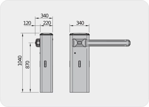 BFT Szlaban BFT GIOTTO BT B ULTRA36 z ramieniem 5m