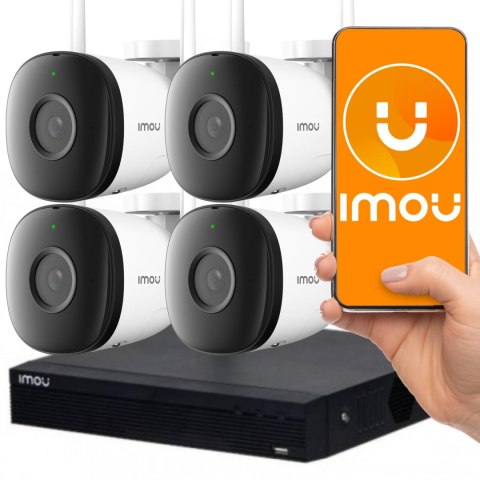 IMOU Zestaw do monitoringu wifi IMOU WI-FI KIT LITE KIT/NVR1104HS-W-S2/4-F22