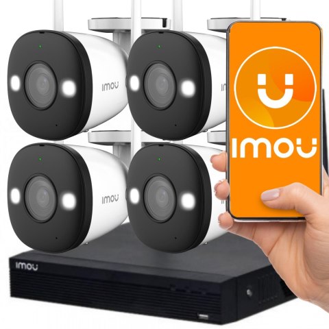 IMOU Zestaw do monitoringu wifi IMOU Wi-Fi KIT- Pro KIT/NVR1104HS-W-S2/4-F22FE