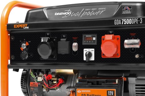 DAEWOO POWER PRODUCTS AGREGAT PRĄDOTWÓRCZY DAEWOO GDA 7500DPE-3 6.5kW