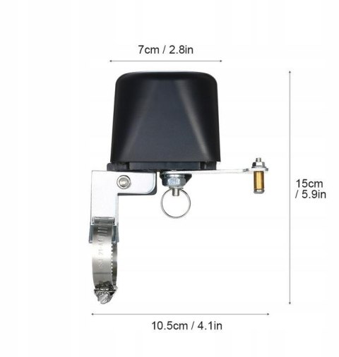 MBG MBG Line Siłownik do zaworów kulowych WIFI TUYA FM400A