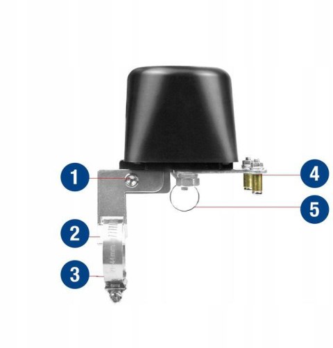 MBG MBG Line Siłownik do zaworów kulowych WIFI TUYA FM400A