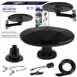 MISTRAL Antena DVB-T2 Mistral MI-ANT07 UFO - CZARNA