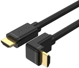 UNITEK Kabel HDMI Unitek Y-C1002 kątowy HDMI 2.0 90 stopni 4K 3m