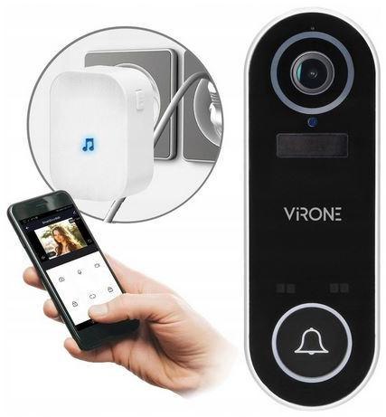 VIRONE BEZPRZEWODOWY DZWONEK Z KAMERĄ WI-FI, TUYA VIRONE VDB-1