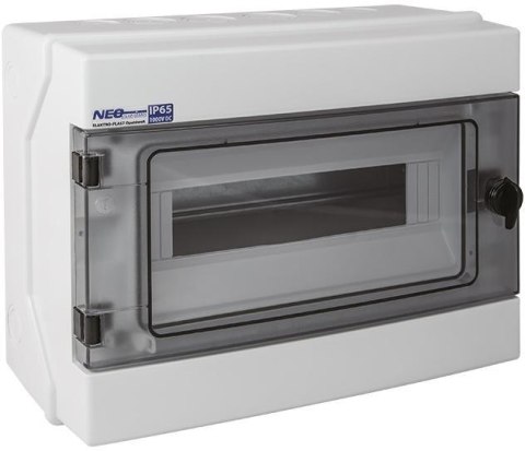 ELEKTRO-PLAST OPATÓWEK Rozdzielnica hermetyczna modułowa (500V AC, 1000V DC) 1x12 natynkowa (N+PE) IP65 RH-12 ELEKTRO-PLAST OPATÓWEK