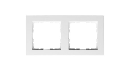 GVS GVS Ramka 2-polowa biały błysz. System 55 do sensorów KNX
