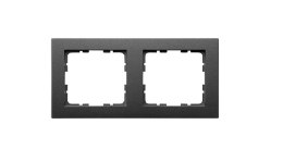 GVS GVS Ramka 2-polowa grafit mat. System 55 do sensorów KNX