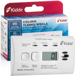 KIDDE Czujnik czadu z wyświetlaczem Kidde K10LLDCO