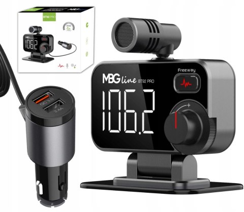 MBG Transmiter samochodowy MBG line BT92 PRO