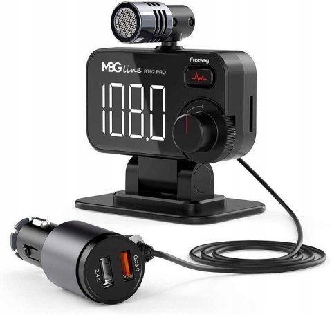 MBG Transmiter samochodowy MBG line BT92 PRO