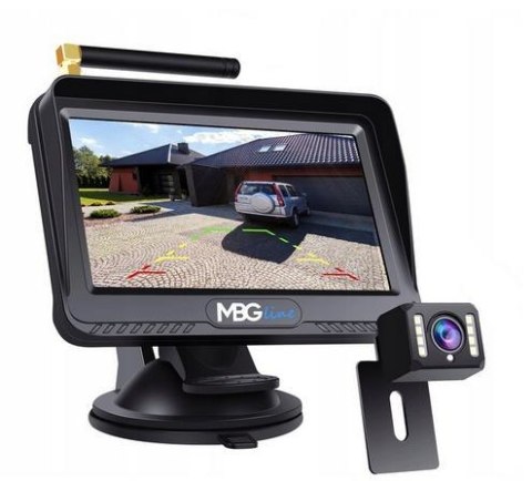 MBG Zestaw bezprzewodowy MBG LINE D+435+009S kamera cofania