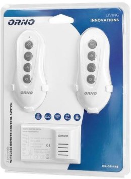 ORNO BEZPRZEWODOWY STEROWNIK OŚWIETLENIA ORNO OR-GB-448 2 piloty