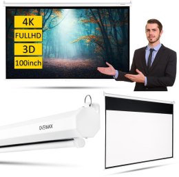 OVERMAX EKRAN PROJEKCYJNY OVERMAX OV-SEMI-AUTOMATIC SCREEN 100